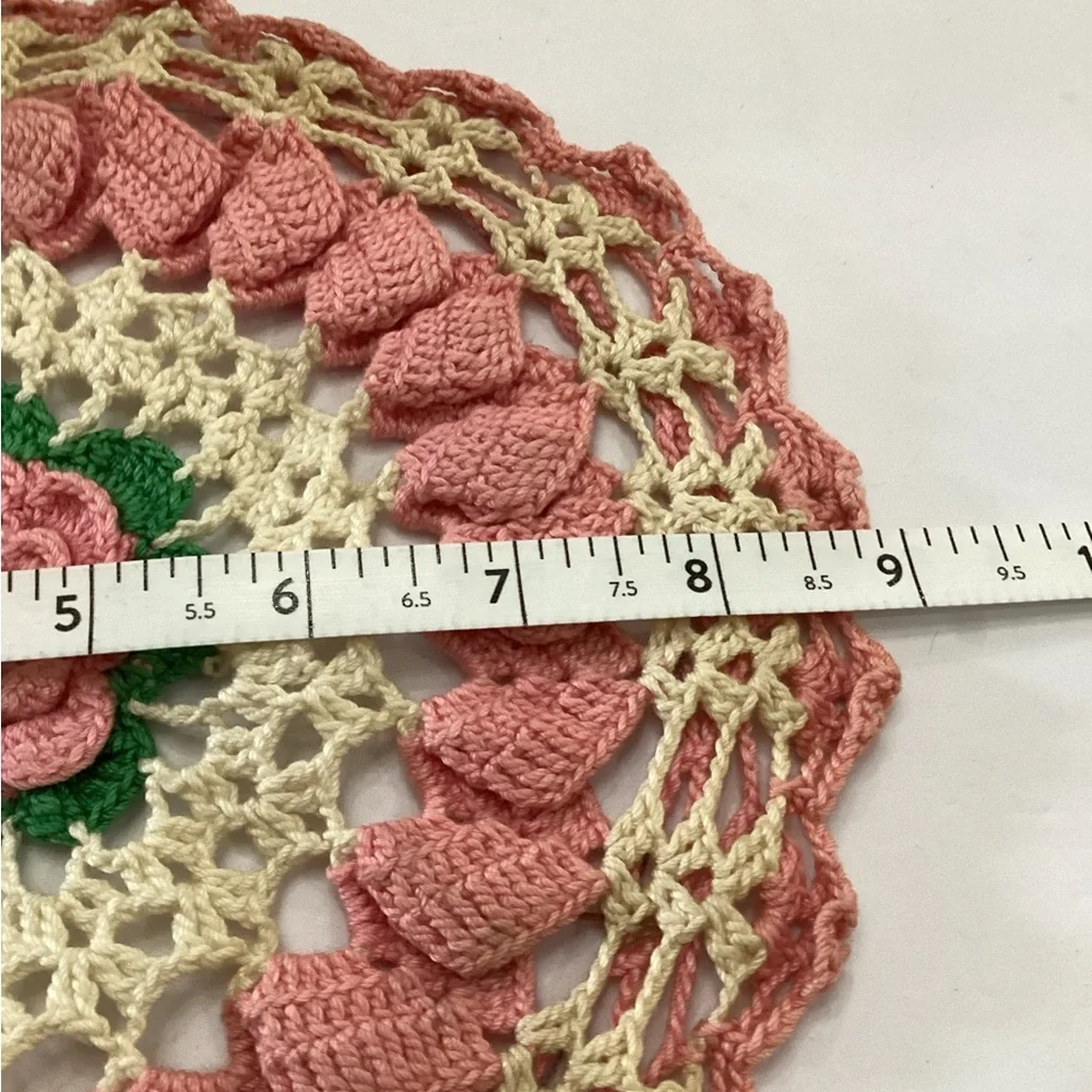 Vintage Crocheted Doilies very detailed lot of 4